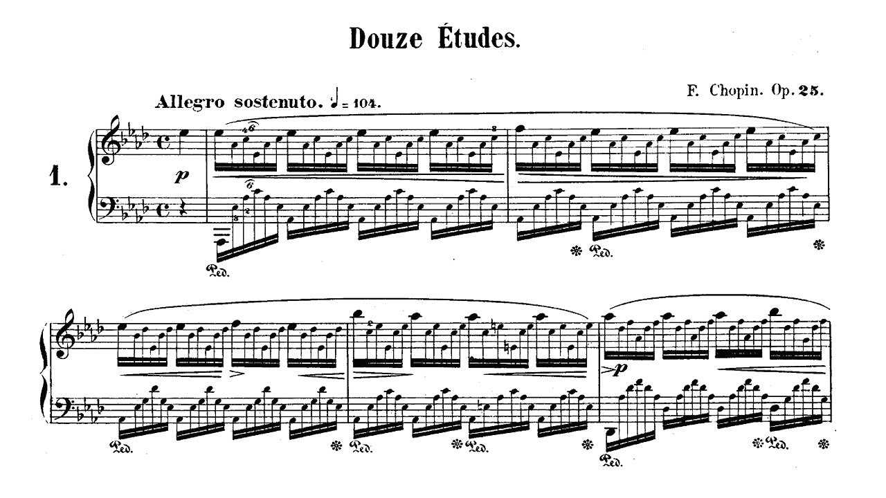 Шопен. этюды