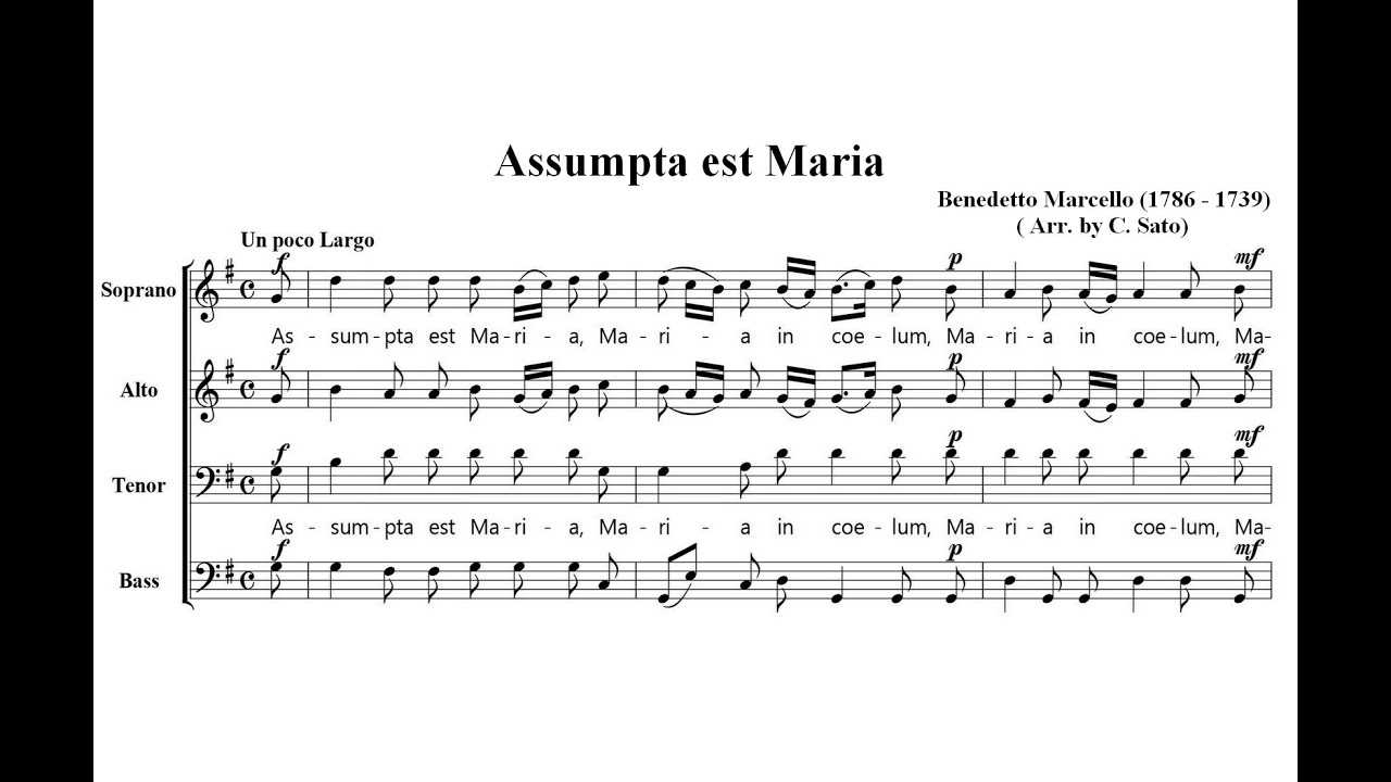 Марчелло, бенедетто список произведений