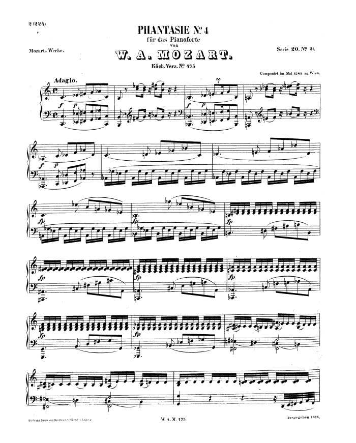 Mozart: piano sonata no.14 in c minor, k.457 analysis