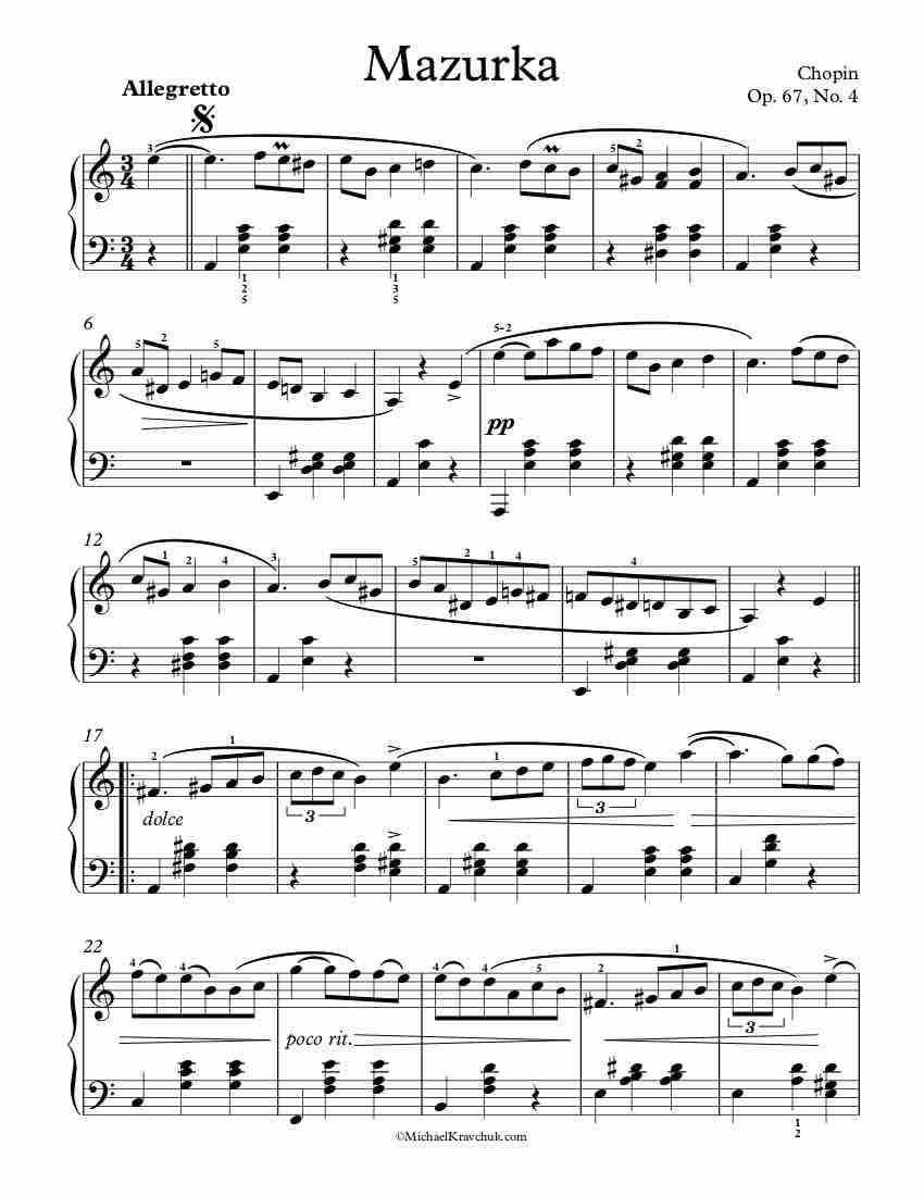 Шопен. мазурки (mazurkas) | belcanto.ru