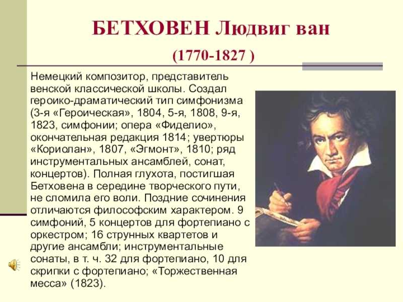 Увертюры бетховена