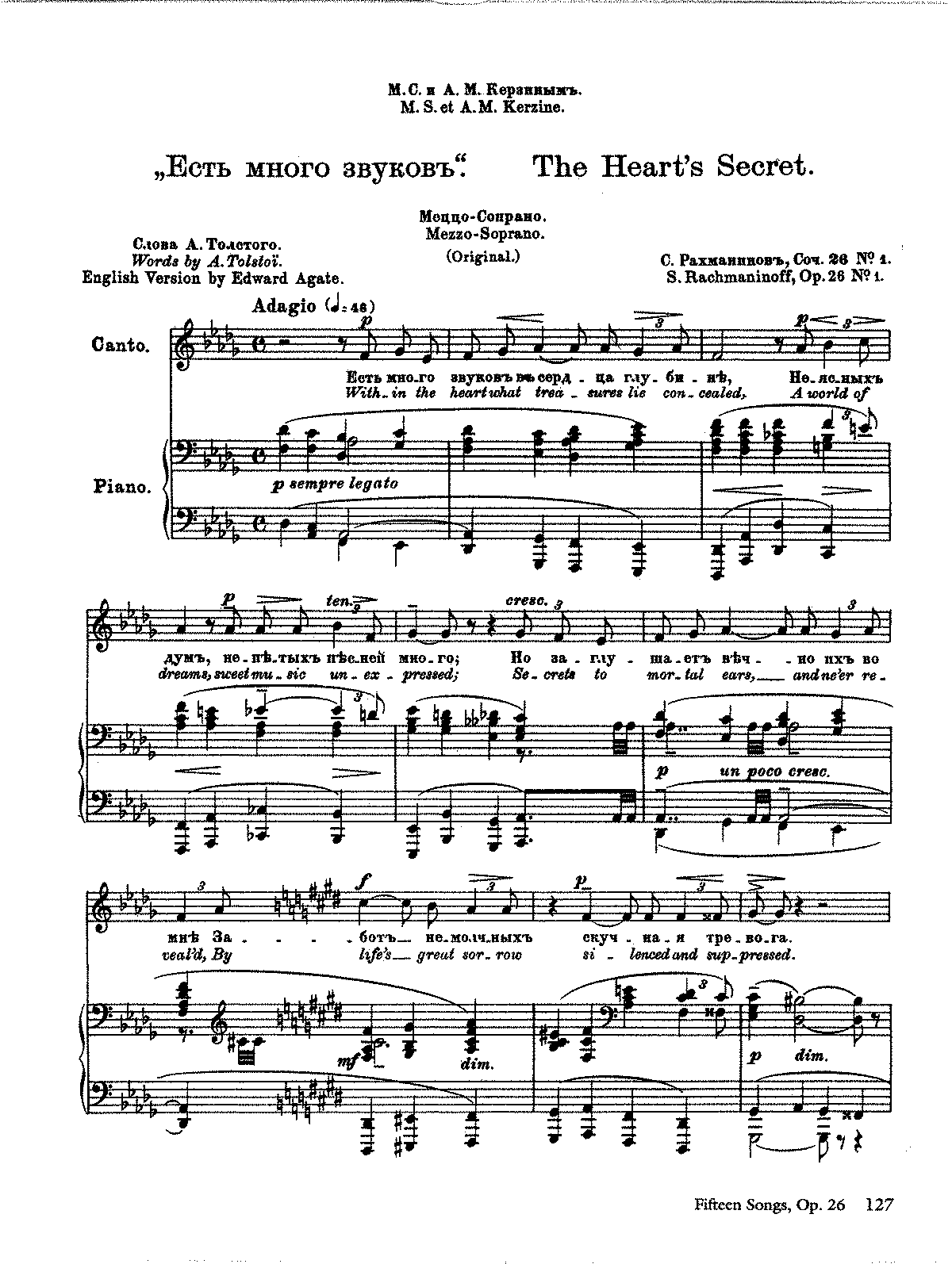 14 romances, op.34 (rachmaninoff, sergei) - imslp: free sheet music pdf download