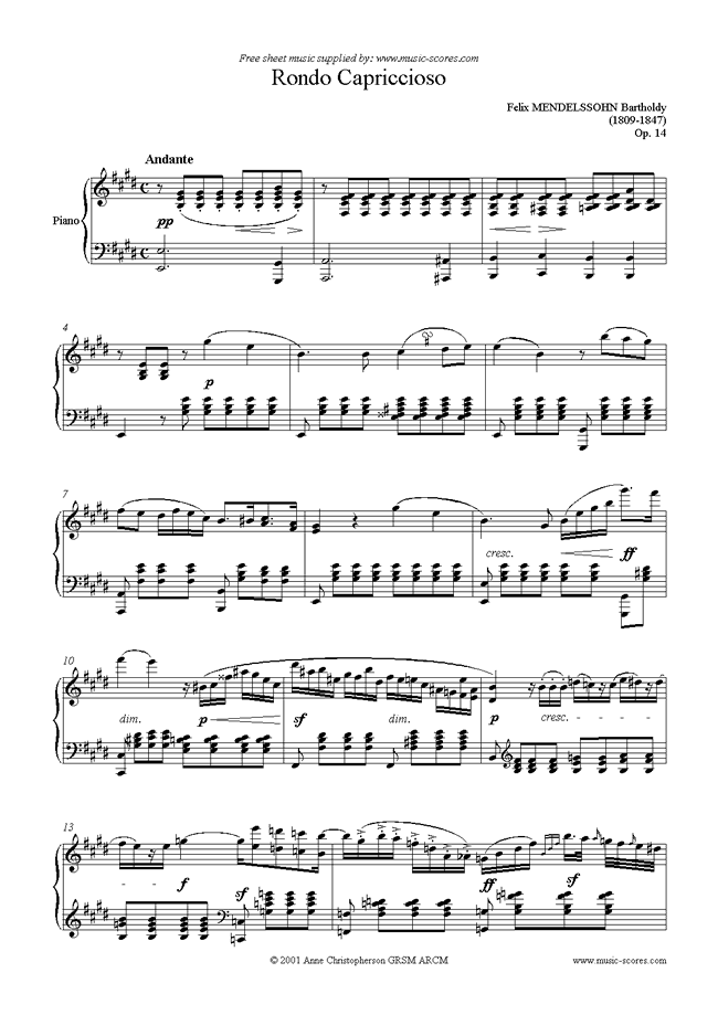 Symphony no.4, op.90 (mendelssohn, felix)