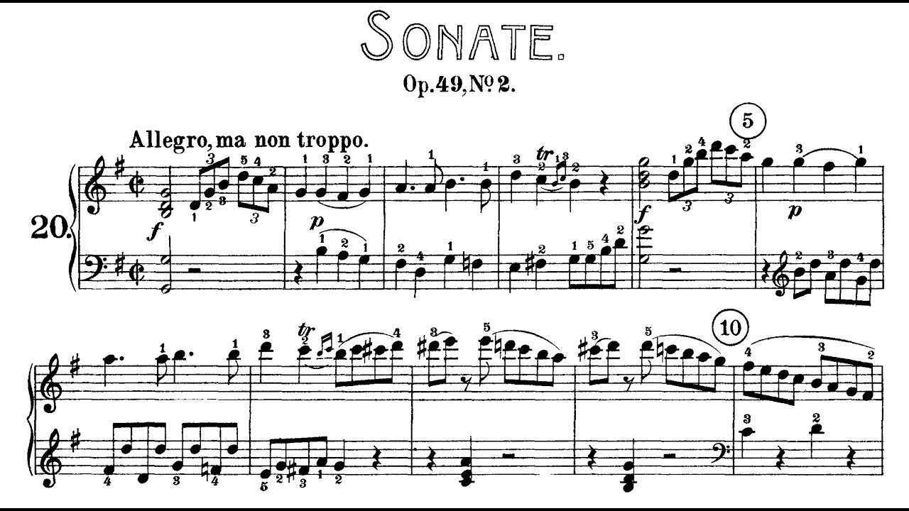 Piano sonata no.2, op.2 no.2 (beethoven, ludwig van) - imslp: free sheet music pdf download