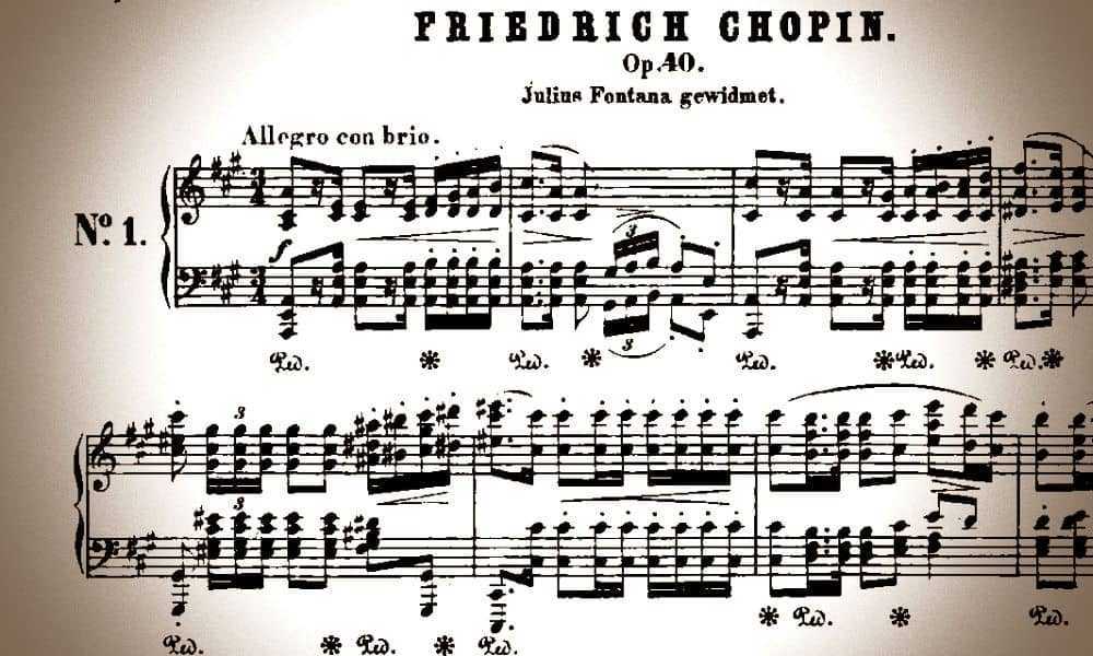 Шопен. два полонеза op. 40 (polonaises, op. 40)