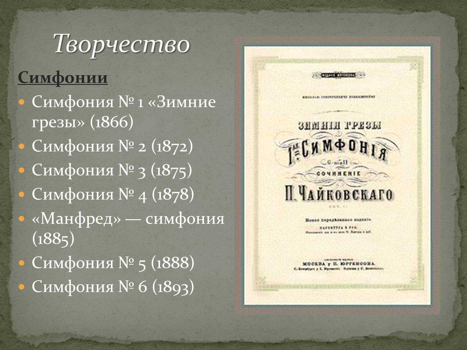 П. И. Чайковский. Симфония № 4. Первая симфония Чайковского. Симфония зимние грезы Чайковский.