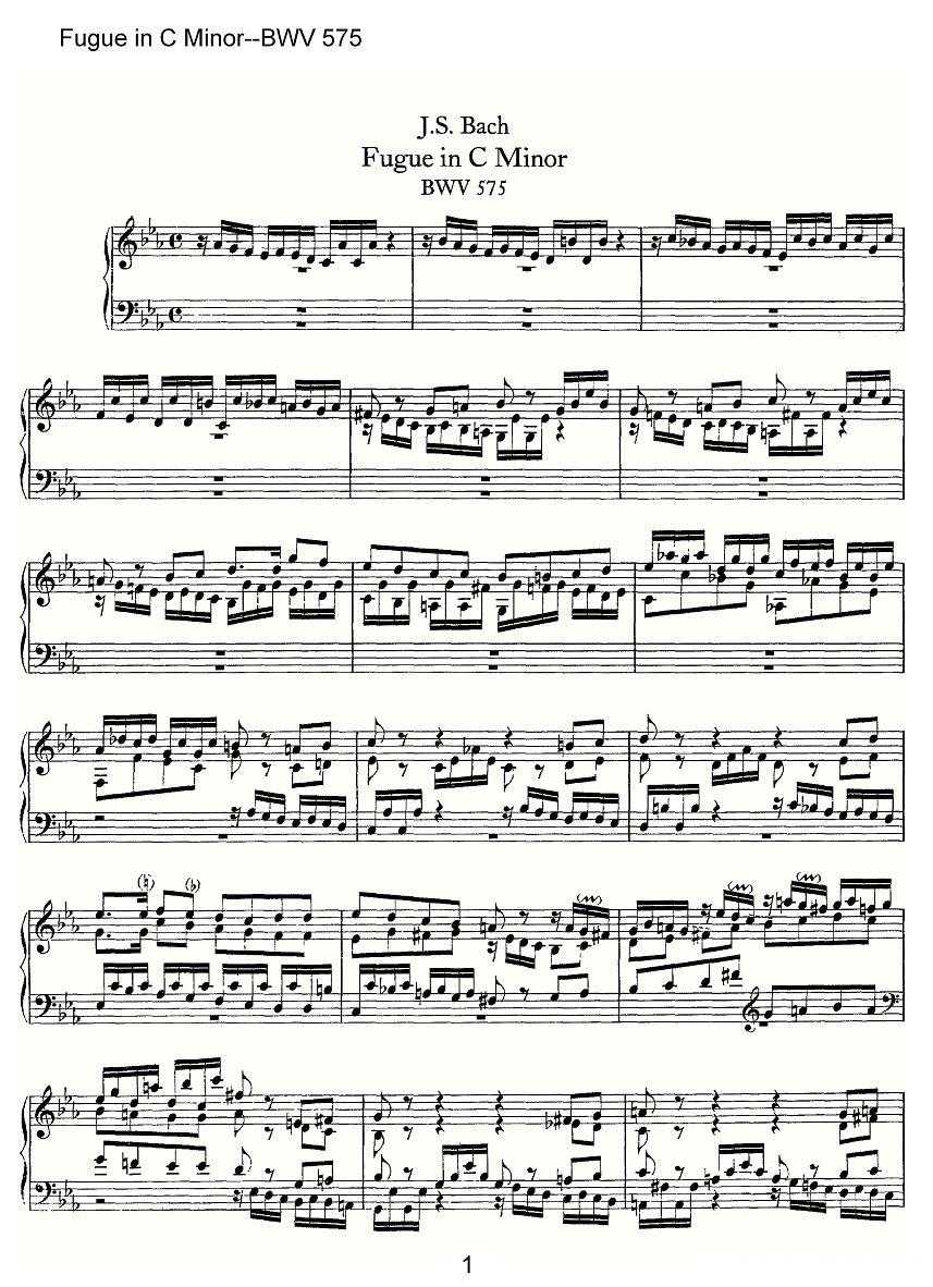Prelude and fugue in a minor, bwv 543 (bach, johann sebastian) - imslp: free sheet music pdf download