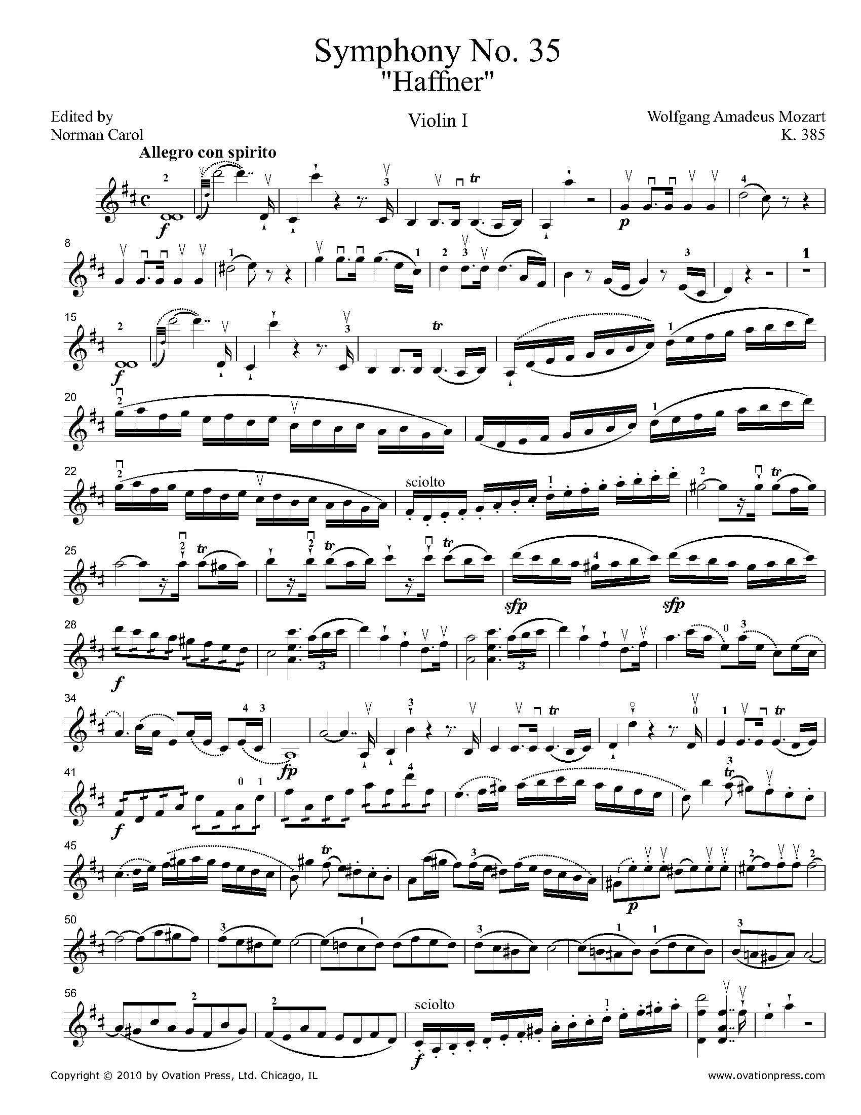 Моцарт. симфония no. 35 («хаффнеровская») (symphony no. 35 (d-dur), k. 385, «haffner») | belcanto.ru