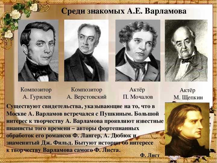 Варламов краткая биография. а. е. варламов - биография. злые языки утверждают