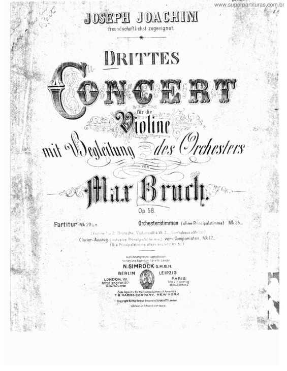 Брух. скрипичный концерт