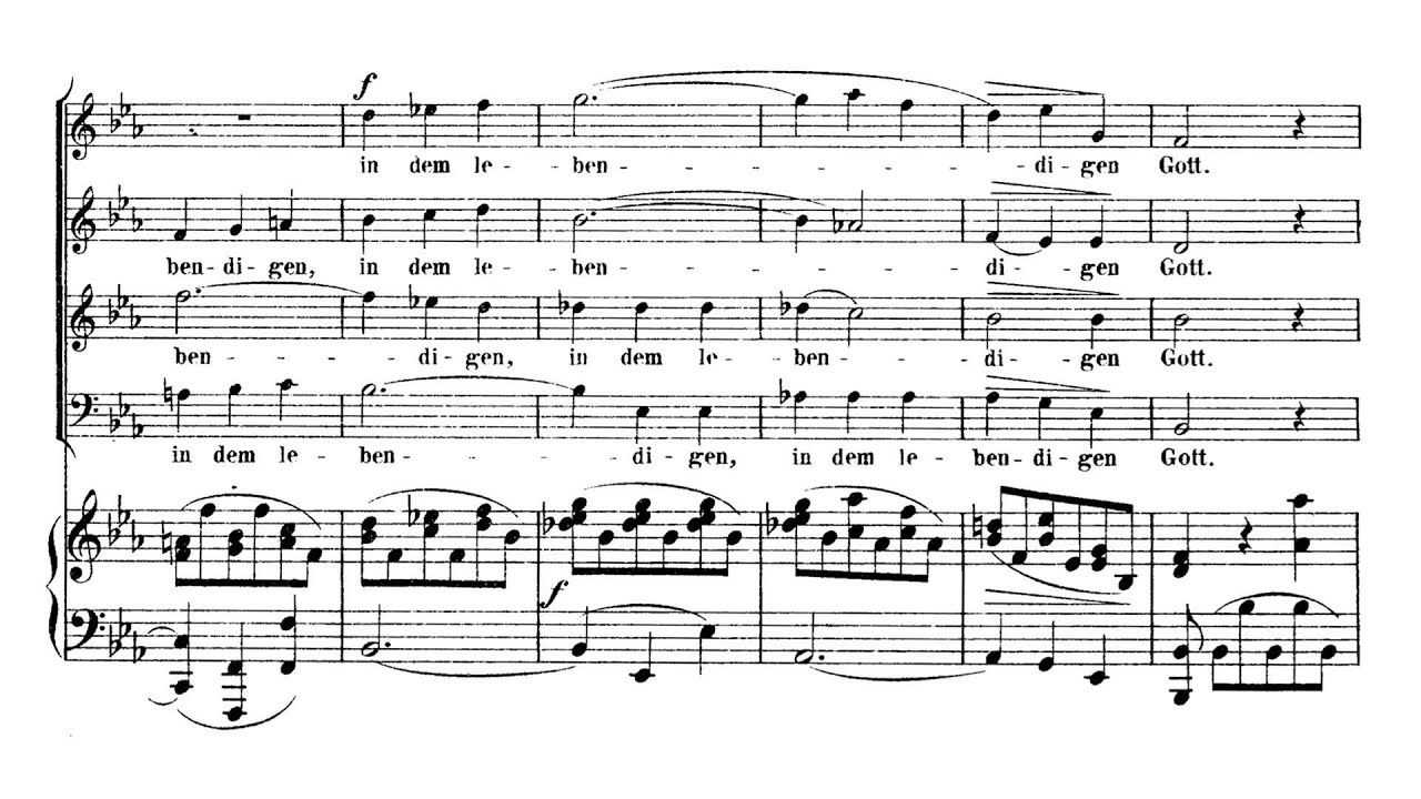 Брамс иоганнес/сочинения для хора — хоровая википедия