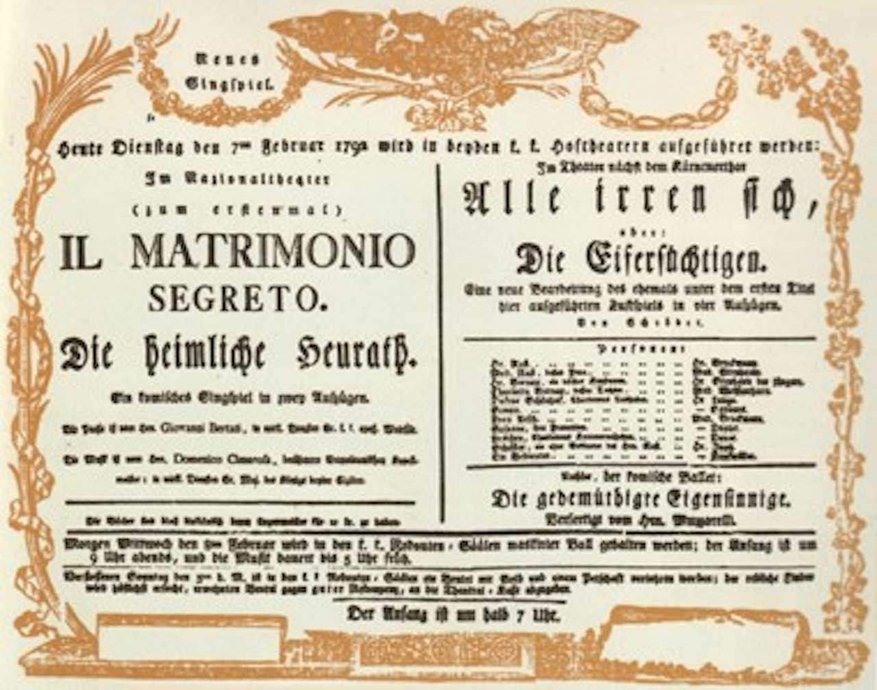 Il matrimonio segreto -il matrimonio segreto