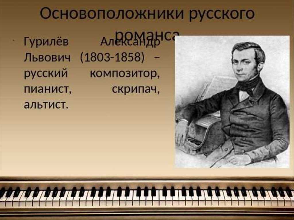 Александр львович гурилёв