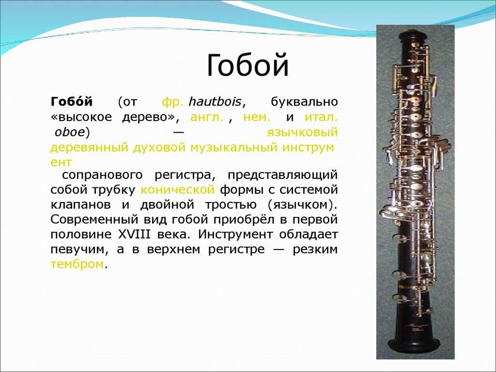Что такое гобой: описание, устройство, известные концерты - новости, статьи и обзоры