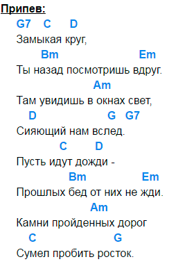 Замыкая круг - крис кельми - текст песни и  слов, слушать онлайн бесплатно | t4k