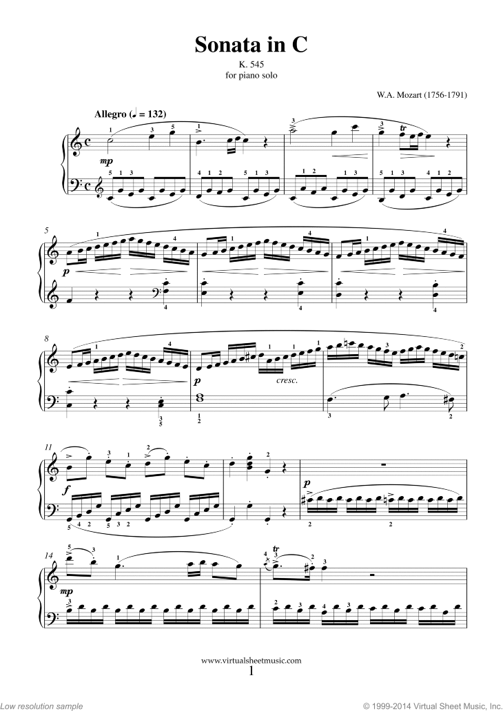 Mozart: piano sonata no.14 in c minor, k.457 analysis