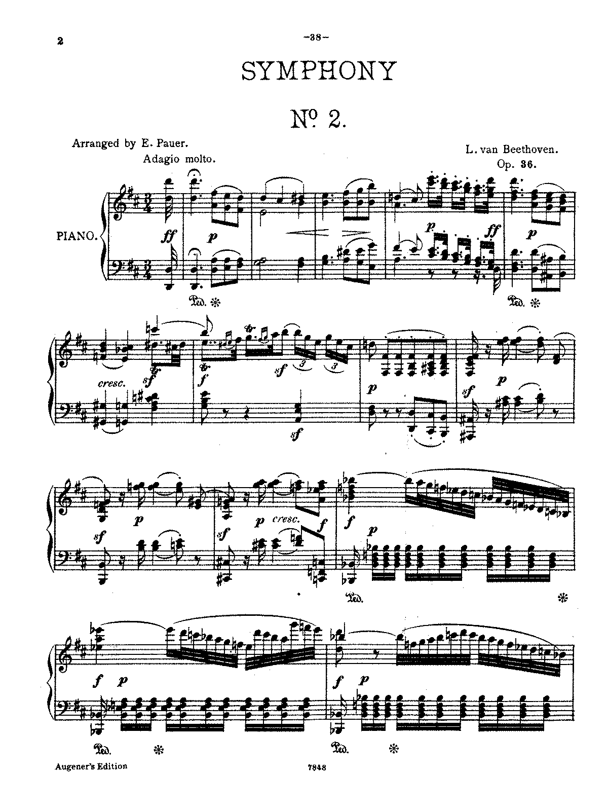 Symphony no.9, op.125 (beethoven, ludwig van) - imslp: free sheet music pdf download