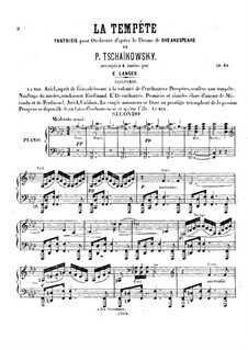 Чайковский. «буря» (the tempest, op. 18) | belcanto.ru