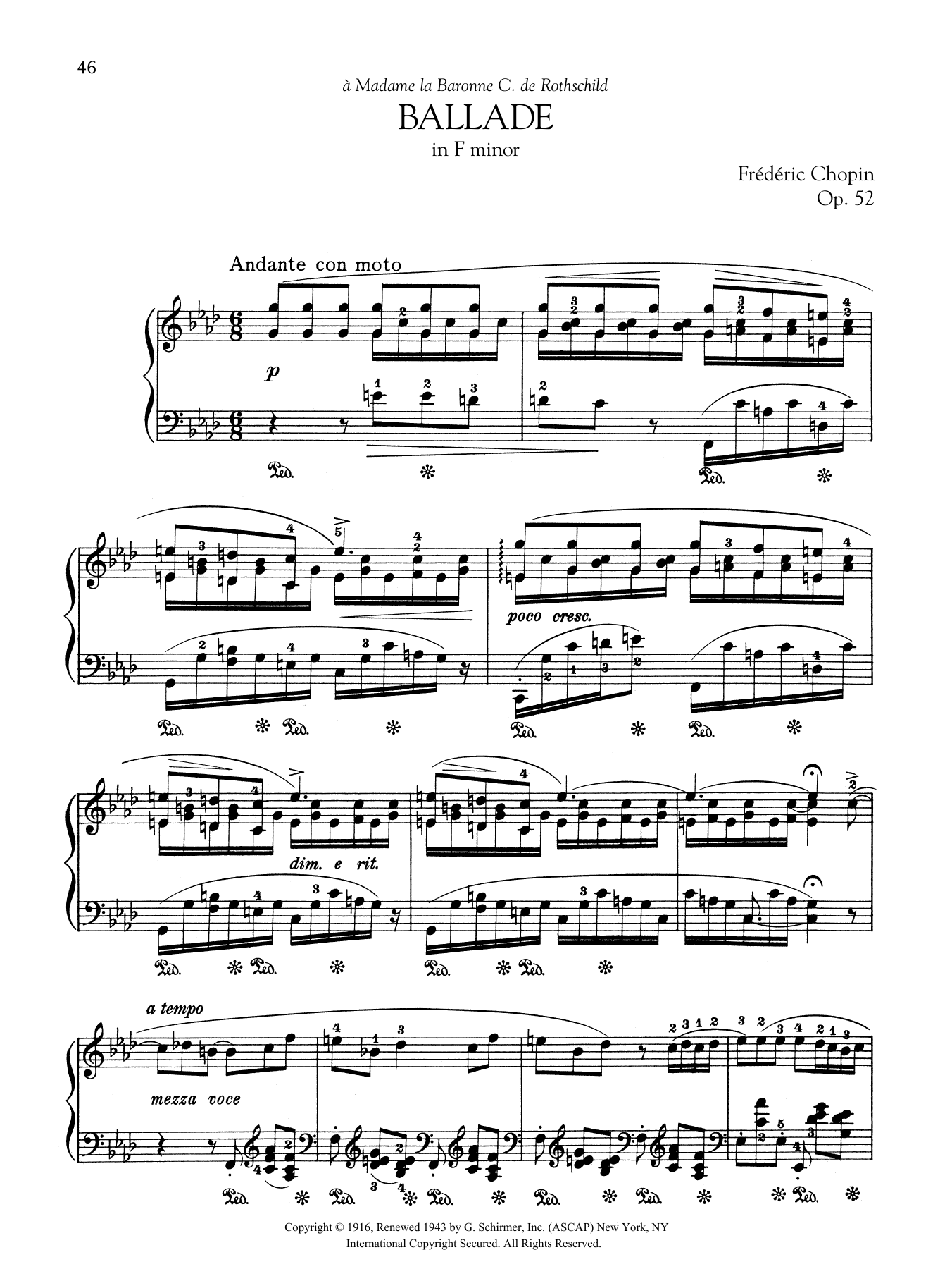 Баллада no. 3 (шопен) - википедия