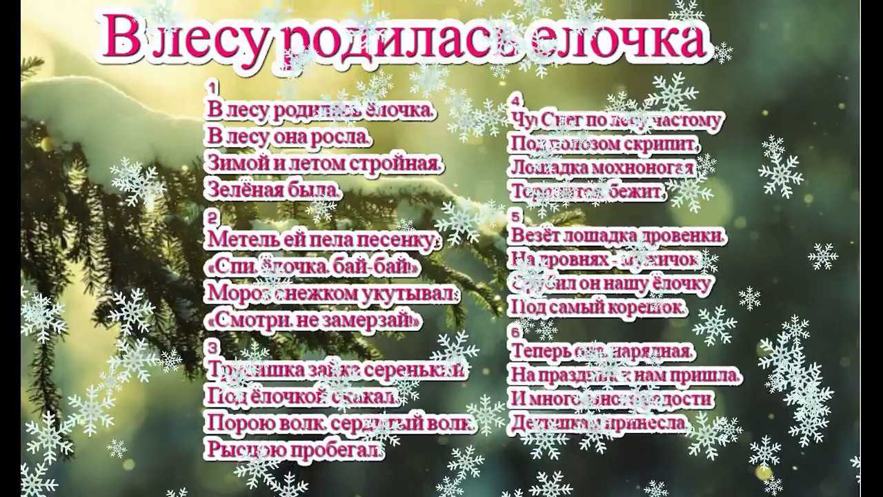 История песни «в лесу родилась елочка» » женский журнал с юмором "жива"