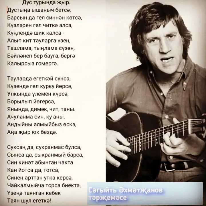 Песни высоцкого об испытании личности: "песня о друге"
