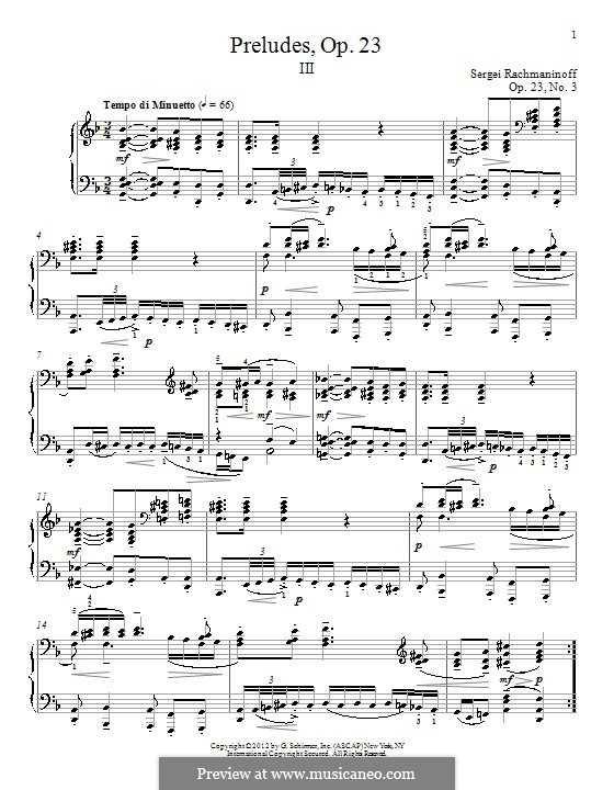 Рахманинов. десять прелюдий (preludes, op. 23) | belcanto.ru
