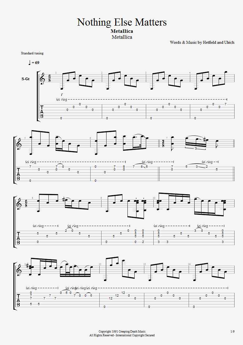 Факты о песнях metallica