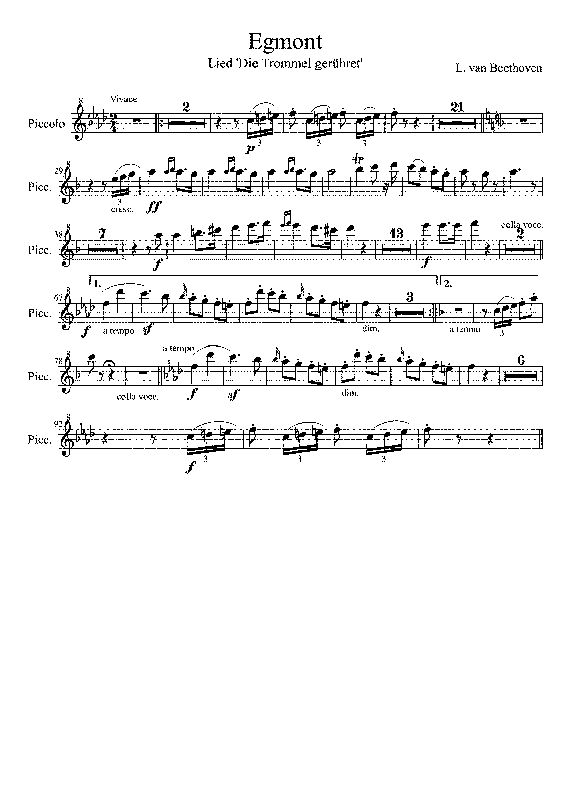 Egmont, op.84 (beethoven, ludwig van) - imslp: free sheet music pdf download